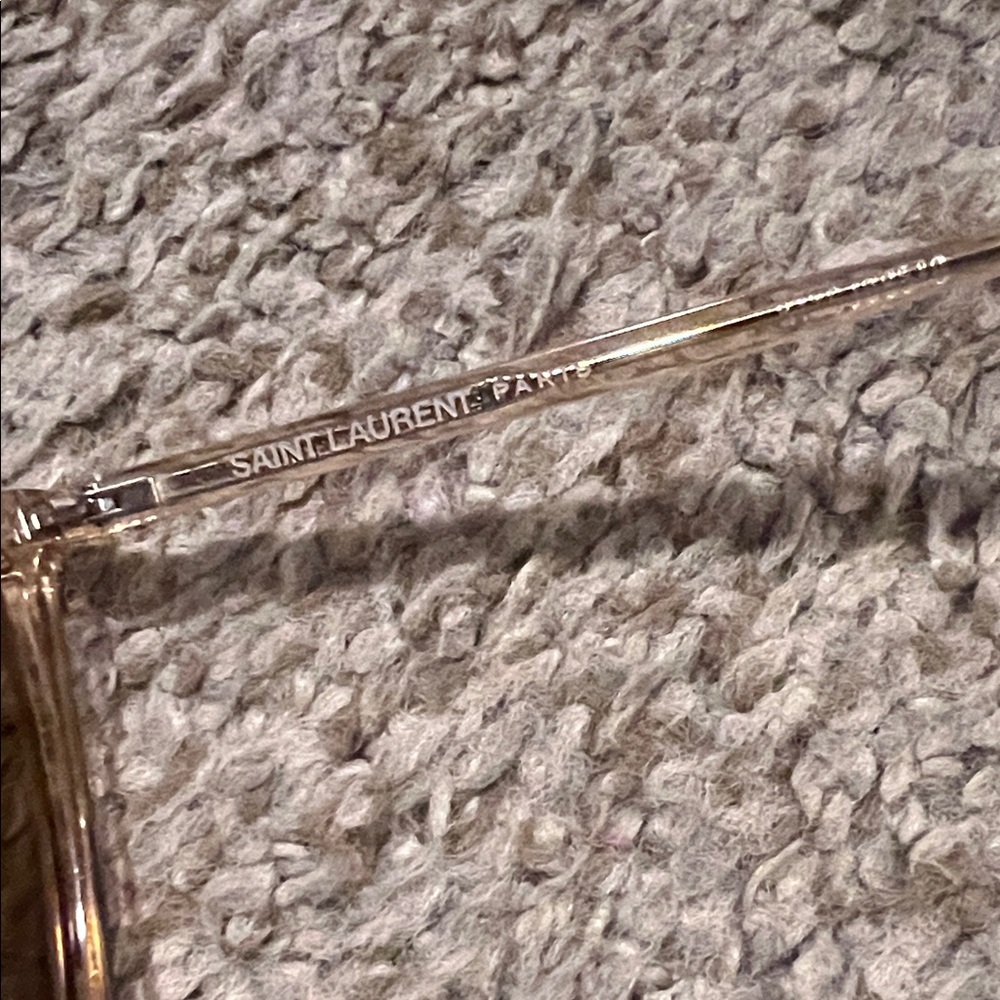 Saint Laurent Women's Sunglasses - Clear Nude Frames & Brown Lens - Picture 2 of 10